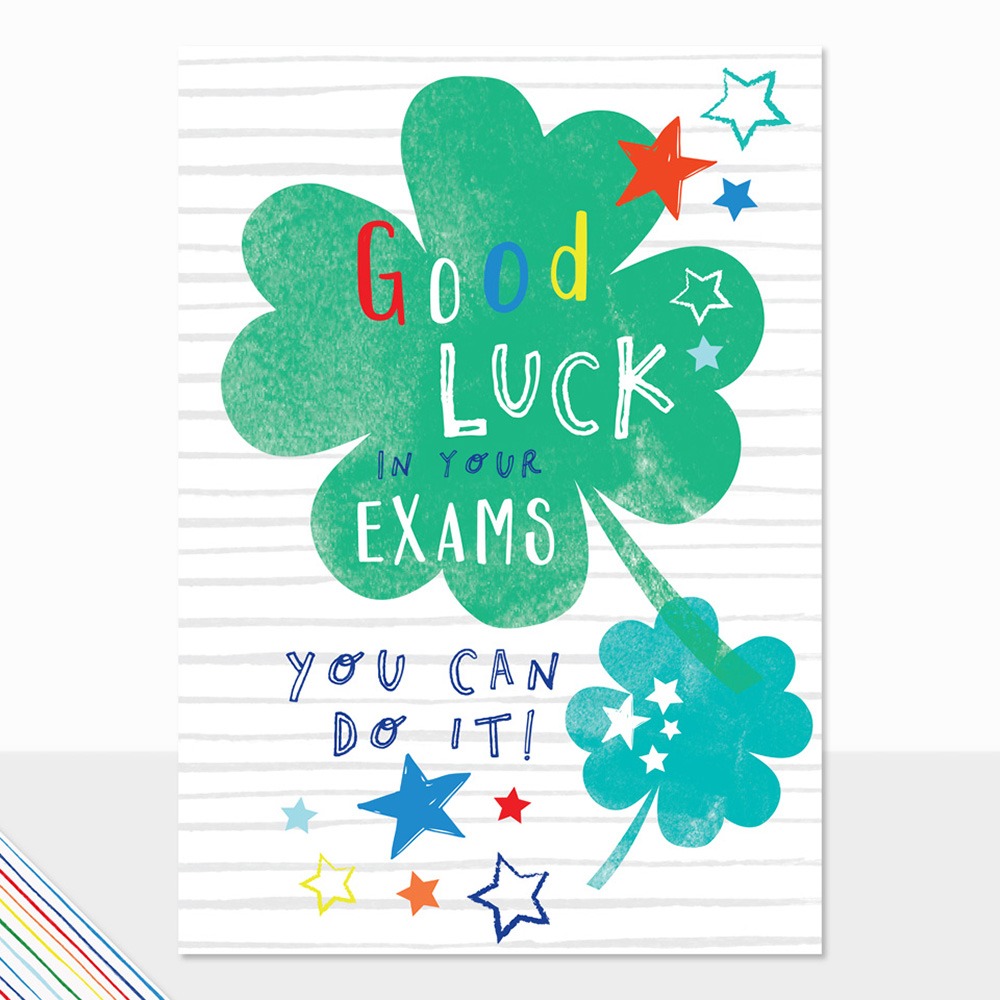 Scribbles Exams Good Luck Card - Laura Darrington Design