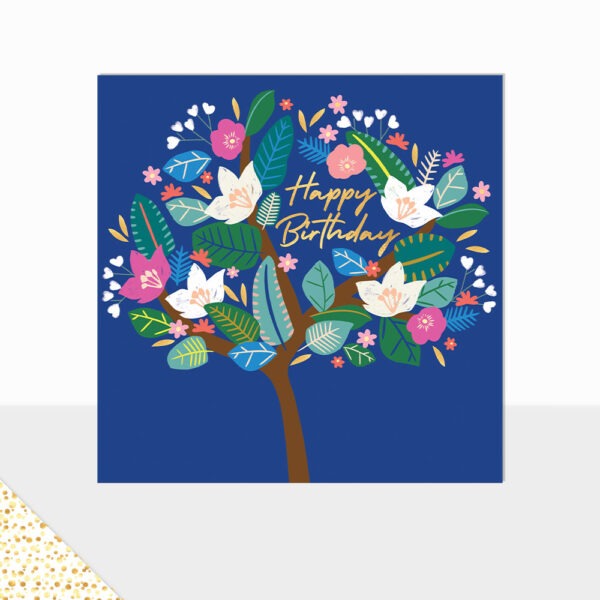 Aurora Happy Birthday Floral Tree