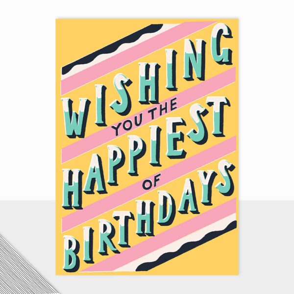 Fontfetti Happiest of Birthdays